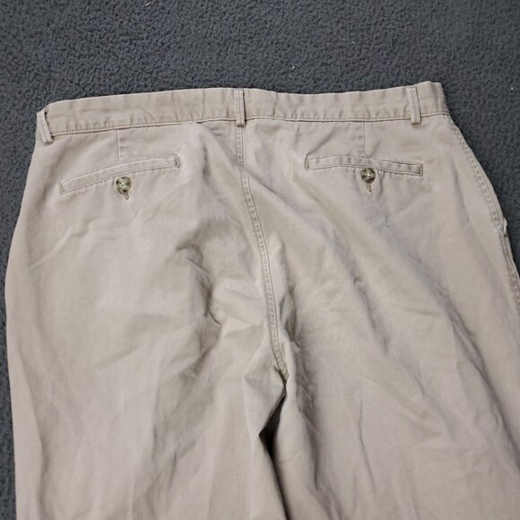 Black Brown Chino Pants Mens 38 x29 Tan Beige Khaki Casual Adult - Picture 8 of 8
